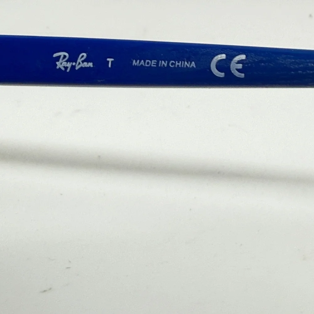 Ray Ban Kids‎ Eyeglasses RB 1536 3600 Black Blue Green Rectangular Frames 21045